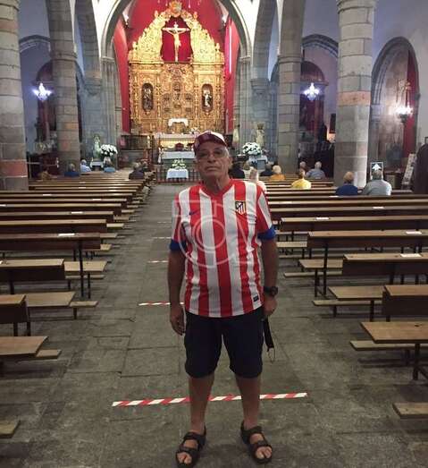 Antonio Santana, El virula, en la Basílica de Telde /Fernando Ojeda.